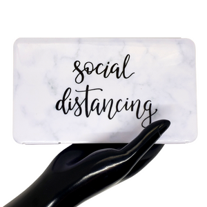 Social Distancing Mask Case for clean and safe mask storage.