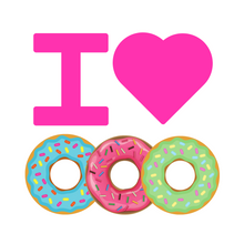 Load image into Gallery viewer, I HEART DONUTS
